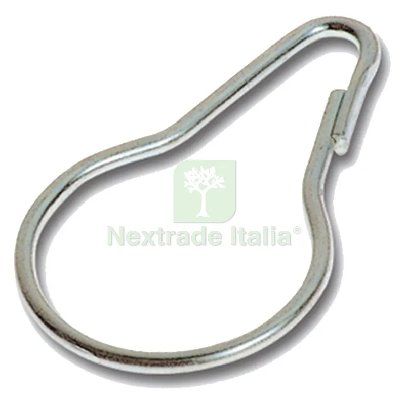 GANCI PER TENDA DOCCIA ømm. 30,5 medio - cf.100 pezzi — Tende e zanzariere — rif. FERX.3098104NLM