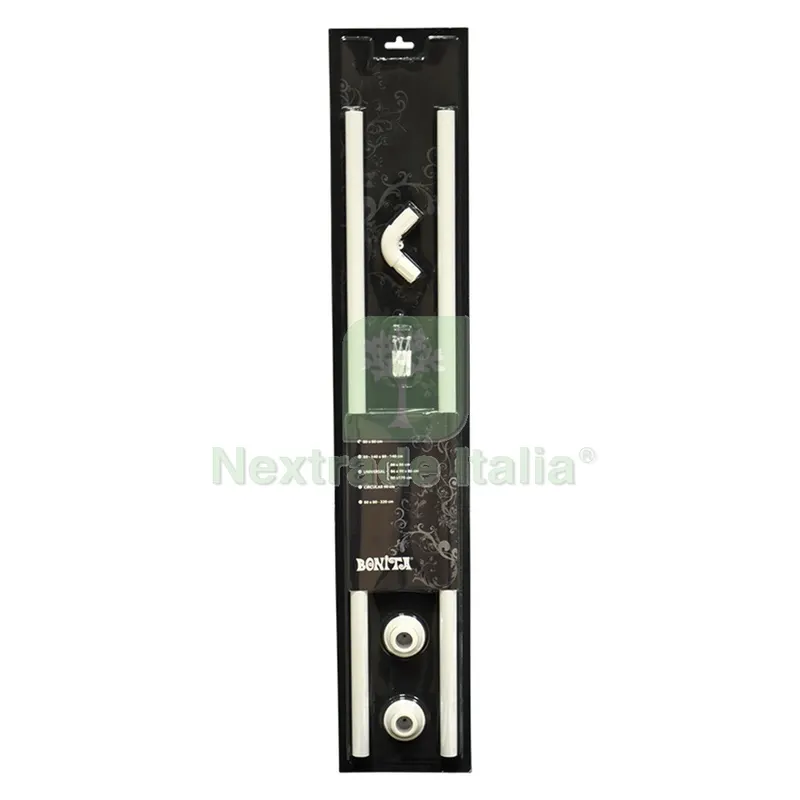 TELAIO PER TENDE DOCCIA A 'L' cm 80x80 — Accessori bagno — rif. FERX.208930NLM TELAIO PER TENDE DOCCIA A 'L' cm 80x80 — Accessori bagno — rif. FERX.208930NLM