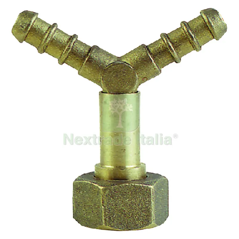 6PZ CROCERA A 3 VIE CON DADO 2 uscite Ø10 + dado W20x1/14 SX — Bulloni, dadi e rondelle — rif. FERX.206230NLM 6PZ CROCERA A 3 VIE CON DADO 2 uscite Ø10 + dado W20x1/14 SX — Bulloni, dadi e rondelle — rif. FERX.206230NLM