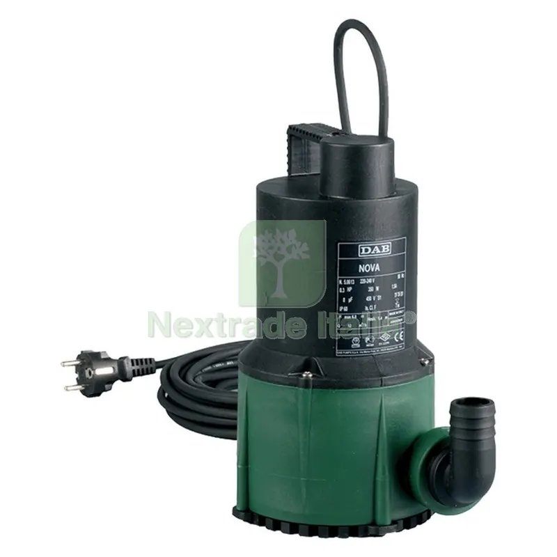 Elettropompa PVC Sommergibile Acque Chiare Nova 300 MA 40TH -Hp 0,3 att.1x1/4 — Pompe — rif. FERX.206773NLM Elettropompa PVC Sommergibile Acque Chiare Nova 300 MA 40TH -Hp 0,3 att.1x1/4 — Pompe — rif. FERX.206773NLM