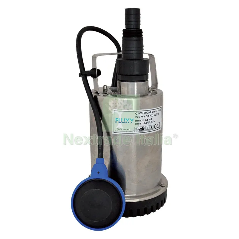 ELETTROPOMPA SOMMERGIBILE INOX 750 watt - 10500 litri/h - hp 1,0 — Pompe — rif. FERX.2067124NLM ELETTROPOMPA SOMMERGIBILE INOX 750 watt - 10500 litri/h - hp 1,0 — Pompe — rif. FERX.2067124NLM