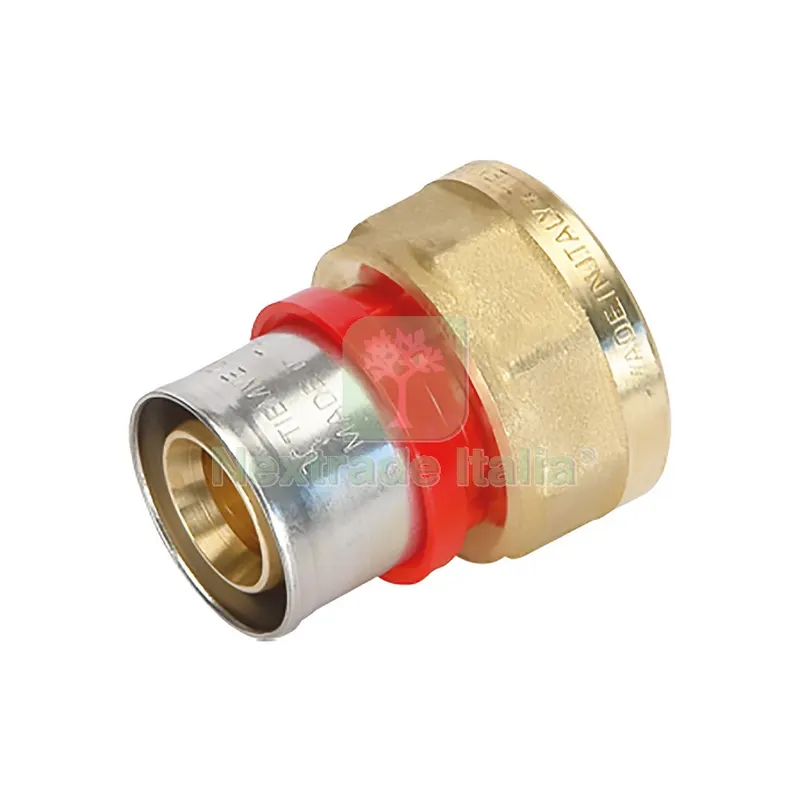 10PZ Raccordo a Pressare Diritto '1652CT' 20 x 1/2 - femmina — Raccordi a pressare e multistrato — rif. FERX.2096672NLM