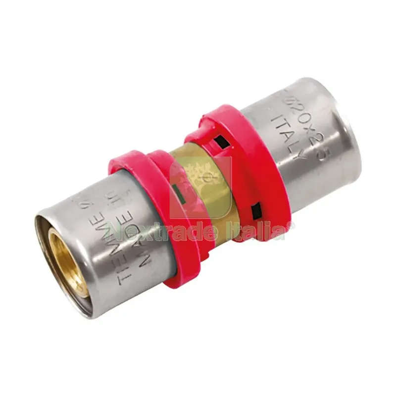 10PZ Raccordo a Pressare Diritto Doppio '1651CT' 20 x 20 — Raccordi a pressare e multistrato — rif. FERX.2096694NLM 10PZ Raccordo a Pressare Diritto Doppio '1651CT' 20 x 20 — Raccordi a pressare e multistrato — rif. FERX.2096694NLM