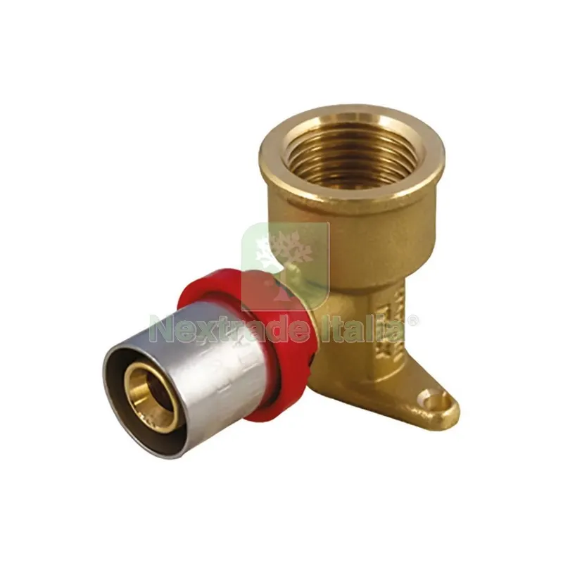 10PZ Raccordo a Pressare Curvo con Flangia 3 Fori '1656 16 x 2 x 1/2 - femmina — Raccordi a pressare e multistrato — rif. FERX.2096730NLM 10PZ Raccordo a Pressare Curvo con Flangia 3 Fori '1656 16 x 2 x 1/2 - femmina — Raccordi a pressare e multistrato — rif. FERX.2096730NLM