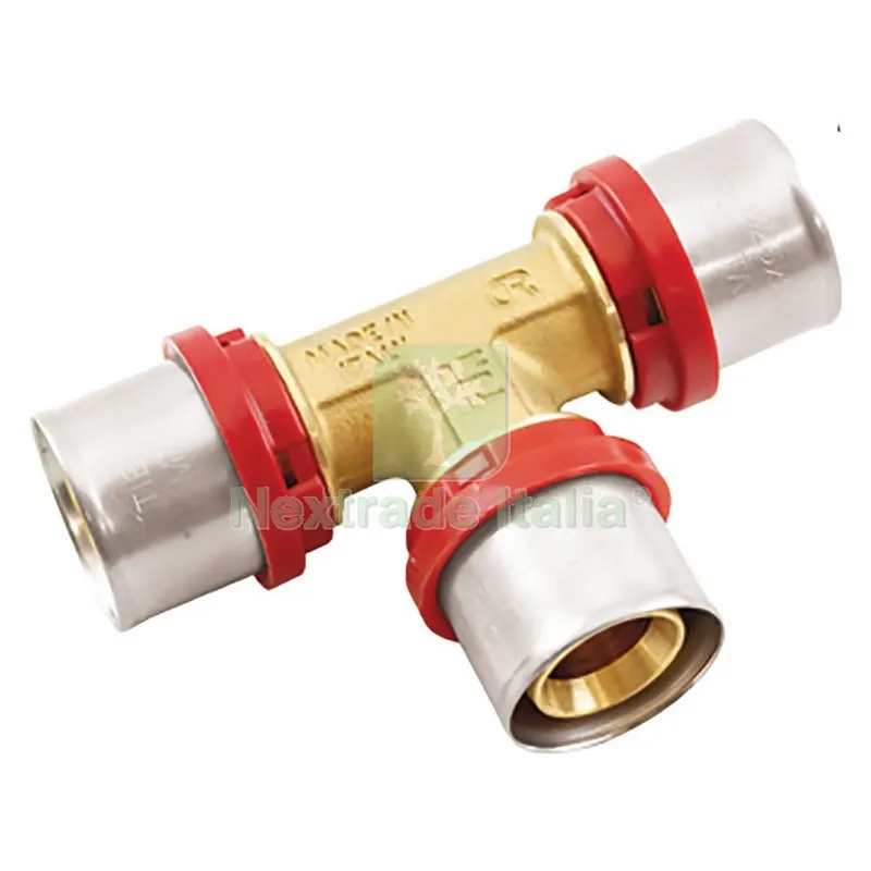 5PZ Raccordo a Pressare a 'T' '1657CT' 26 x 26 x 26 — Raccordi a pressare e multistrato — rif. FERX.2096748NLM 5PZ Raccordo a Pressare a 'T' '1657CT' 26 x 26 x 26 — Raccordi a pressare e multistrato — rif. FERX.2096748NLM
