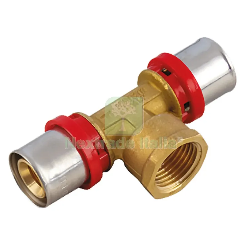 10PZ RACCORDO A PRESSARE A 'T' FEMMINA '1659CT' 20 x 1/2 x 20 — Raccordi a pressare e multistrato — rif. FERX.2096764NLM 10PZ RACCORDO A PRESSARE A 'T' FEMMINA '1659CT' 20 x 1/2 x 20 — Raccordi a pressare e multistrato — rif. FERX.2096764NLM