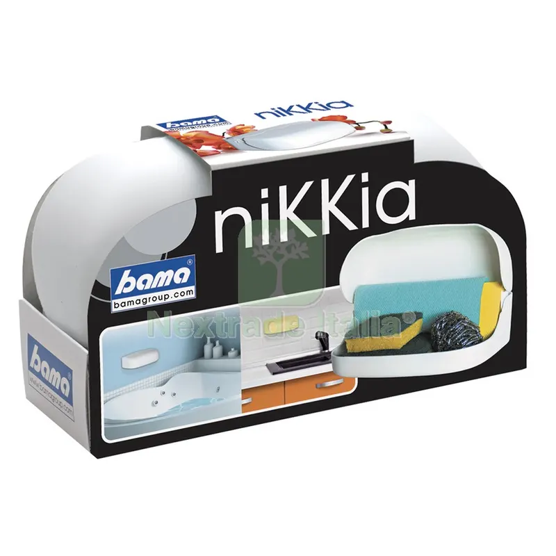 Contenitore Portaspugne 'nikkia' cm 22 x 12,5 x h.7 — Casalinghi e organizzazione — rif. FERX.2051950NLM Contenitore Portaspugne 'nikkia' cm 22 x 12,5 x h.7 — Casalinghi e organizzazione — rif. FERX.2051950NLM