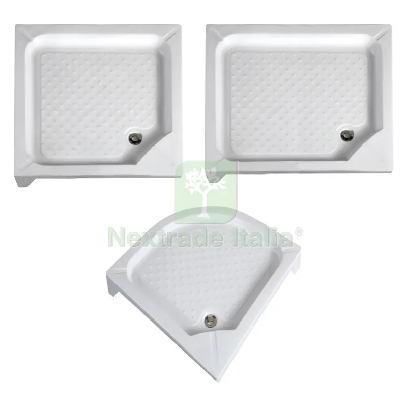 PIATTO DOCCIA rettangolare cm 80 x 100 - H 12,5 — Rubinetti e valvole — rif. FERX.2070190NLM PIATTO DOCCIA rettangolare cm 80 x 100 - H 12,5 — Rubinetti e valvole — rif. FERX.2070190NLM