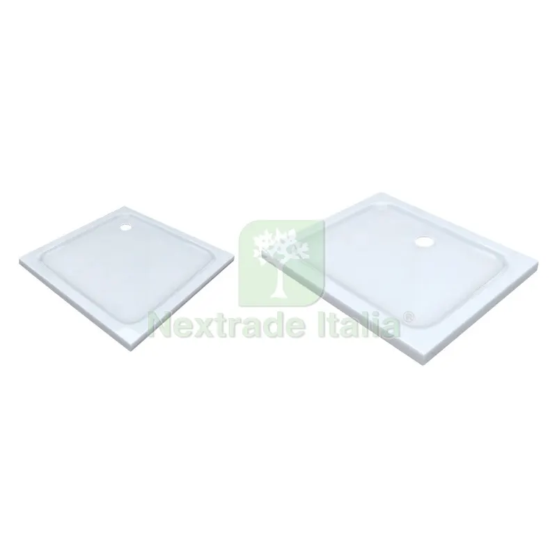 PIATTO DOCCIA SERIE 'FLAT' quadro cm 80 x 80 — Rubinetti e valvole — rif. FERX.2070202NLM