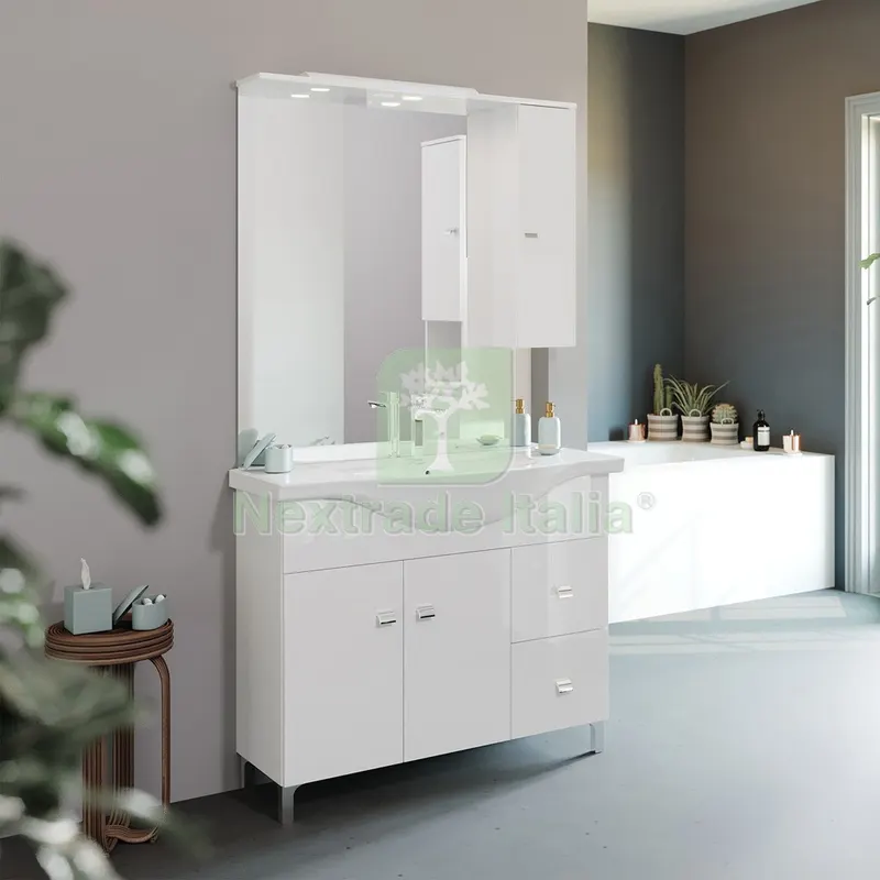 MOBILE BAGNO 'SMART 105' base 106 x 50 x h.88 — Accessori bagno — rif. FERX.2061112NLM MOBILE BAGNO 'SMART 105' base 106 x 50 x h.88 — Accessori bagno — rif. FERX.2061112NLM