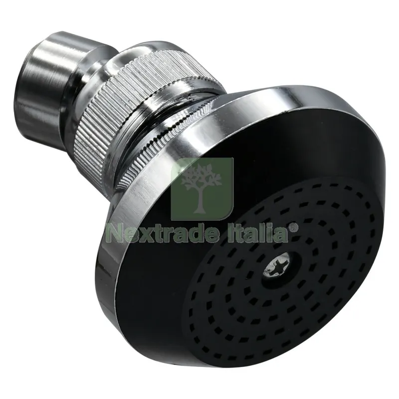 Soffione Linea 'black' ABS cromato — Rubinetti e valvole — rif. FERX.2052774NLM