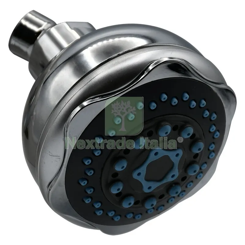 SOFFIONE ANTICALCARE LINEA 'LIGHT GREY' 5 getti — Rubinetti e valvole — rif. FERX.2052790NLM