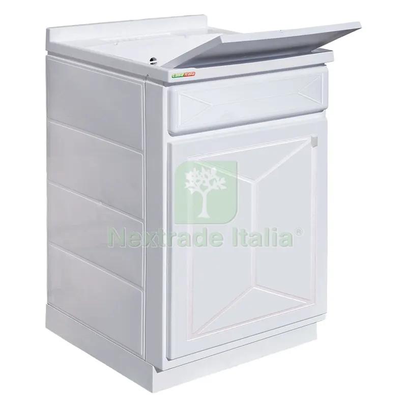 MOBILE LAVATOIO ANTA SINGOLA cm 45 x 50 x h.87 — Accessori bagno — rif. FERX.2081760NLM
