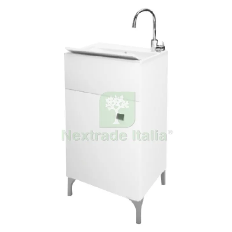 MOBILE LAVATOIO ANTA SINGOLA cm 45 x 50 x h.83 - bianco lucido — Rubinetti e valvole — rif. FERX.2061300NLM MOBILE LAVATOIO ANTA SINGOLA cm 45 x 50 x h.83 - bianco lucido — Rubinetti e valvole — rif. FERX.2061300NLM