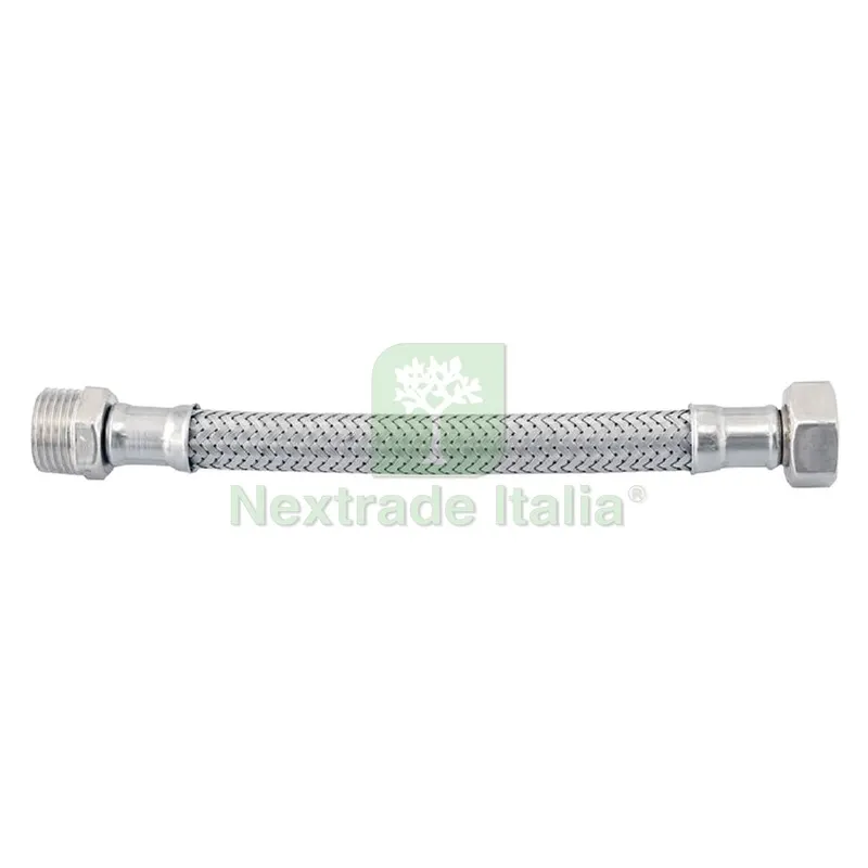 10PZ FLESSIBILE PER MONOCOMANDO MASCHIO PROLUNGATO cm 40 - M 1/2 x 1/2 F — Rubinetti e valvole — rif. FERX.204891NLM