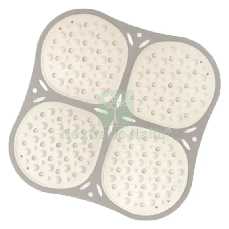 TAPPETO ANTISCIVOLO MASSAGGIANTE 'RELAX' cm 53 x 53 — Casalinghi e organizzazione — rif. FERX.208260NLM TAPPETO ANTISCIVOLO MASSAGGIANTE 'RELAX' cm 53 x 53 — Casalinghi e organizzazione — rif. FERX.208260NLM