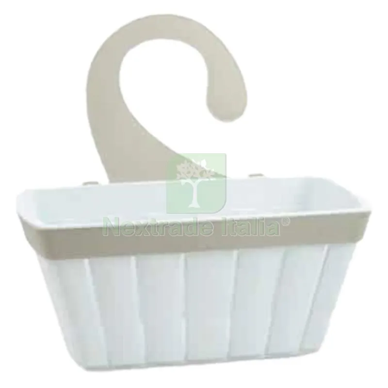 CESTELLO APPENDIBILE PER DOCCIA 'DOGA' colore bianco — Casalinghi e organizzazione — rif. FERX.2051956NLM CESTELLO APPENDIBILE PER DOCCIA 'DOGA' colore bianco — Casalinghi e organizzazione — rif. FERX.2051956NLM