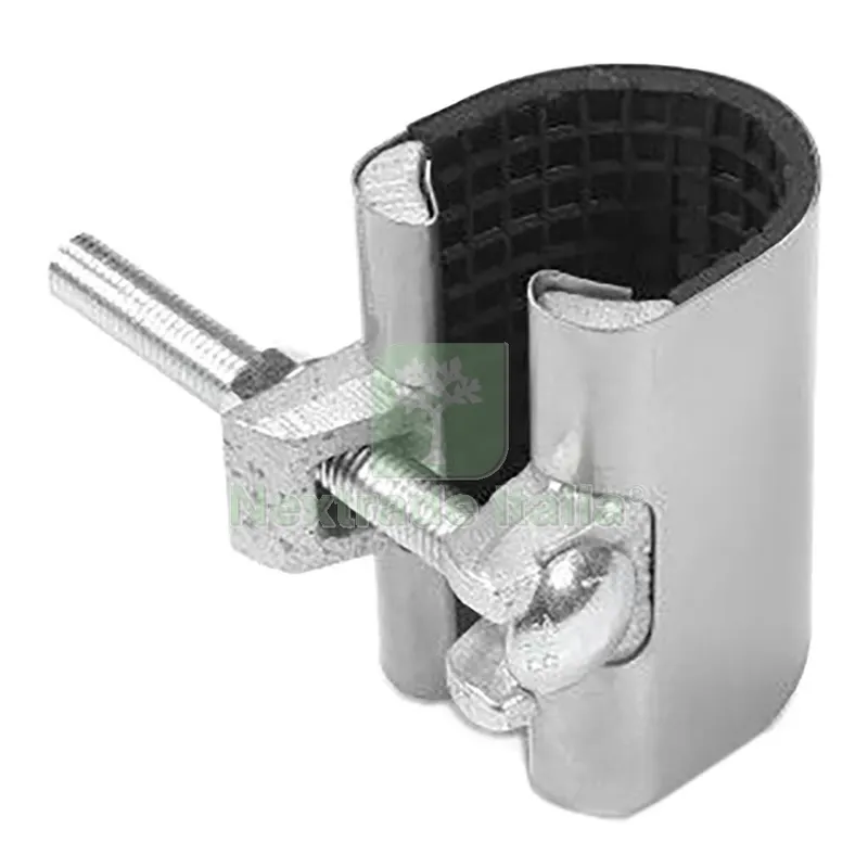 COLLARE DI RIPARAZIONE PER TUBI 1 TIRANTE Ø 29-31 mm — Fascette e collari — rif. FERX.2021114NLM COLLARE DI RIPARAZIONE PER TUBI 1 TIRANTE Ø 29-31 mm — Fascette e collari — rif. FERX.2021114NLM