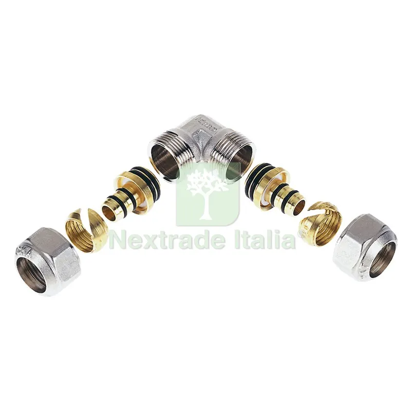RACCORDO A STRINGERE CURVO DOPPIO 'ART. 533 / 543' 'art.533' - 16 x 16 — Tubi e raccordi — rif. FERX.2096561NLM RACCORDO A STRINGERE CURVO DOPPIO 'ART. 533 / 543' 'art.533' - 16 x 16 — Tubi e raccordi — rif. FERX.2096561NLM