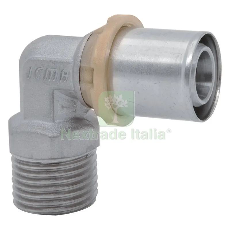 10PZ RACCORDO A PRESSARE CURVO 'ART. 404' 20 x 1/2 - maschio — Raccordi a pressare e multistrato — rif. FERX.2096703NLM 10PZ RACCORDO A PRESSARE CURVO 'ART. 404' 20 x 1/2 - maschio — Raccordi a pressare e multistrato — rif. FERX.2096703NLM