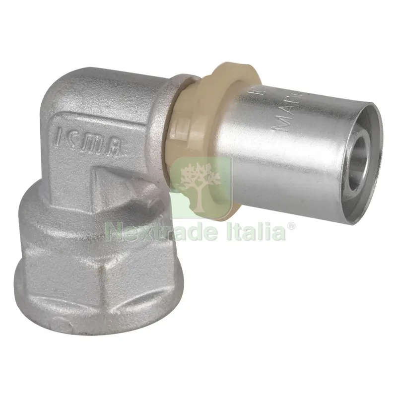 10PZ Raccordo a Pressare Curvo 'ART. 405' 26 x 3/4 - femmina — Raccordi a pressare e multistrato — rif. FERX.2096717NLM