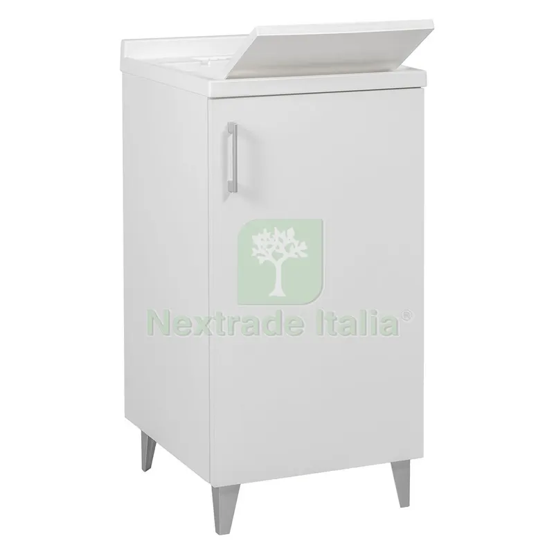 MOBILE LAVATOIO ANTA SINGOLA 'WOODY TOP' cm 45 x 50 x h.87 — Rubinetti e valvole — rif. FERX.2081804NLM MOBILE LAVATOIO ANTA SINGOLA 'WOODY TOP' cm 45 x 50 x h.87 — Rubinetti e valvole — rif. FERX.2081804NLM