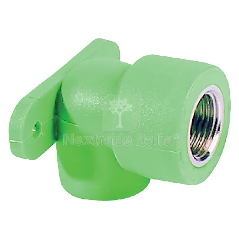 10PZ GOMITO A 90-° FILETTATO FEMMINA CON STAFFA 20 x 1/2 — Tubi e raccordi — rif. FERX.209761NLM 10PZ GOMITO A 90-° FILETTATO FEMMINA CON STAFFA 20 x 1/2 — Tubi e raccordi — rif. FERX.209761NLM