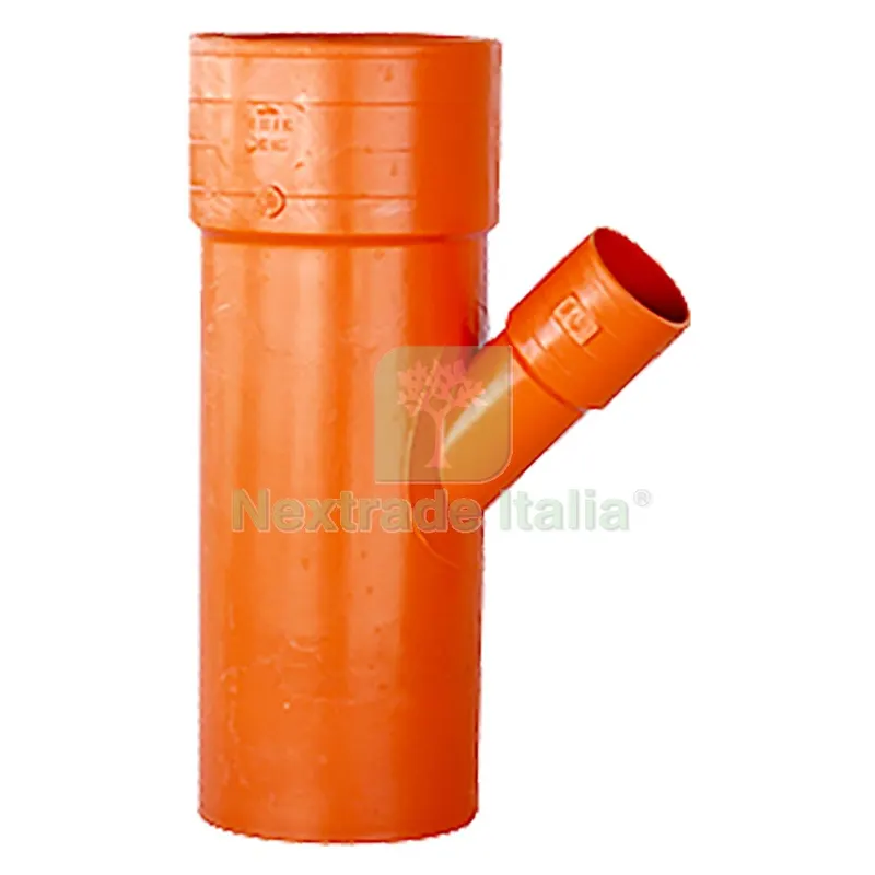 DERIVAZIONE RIDOTTA 45-° IN PVC 45-° Ø 100 / 50 — Scarichi e sifoni — rif. FERX.4059302NLM