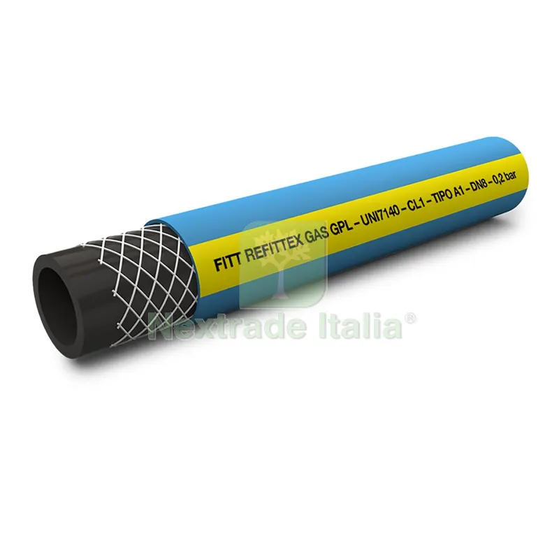 TUBO 'REFITTEX' PER GAS GPL Ø mm 8 x 13 - rotolo 100 mt — Tubi e raccordi — rif. FERX.8040564NLM TUBO 'REFITTEX' PER GAS GPL Ø mm 8 x 13 - rotolo 100 mt — Tubi e raccordi — rif. FERX.8040564NLM