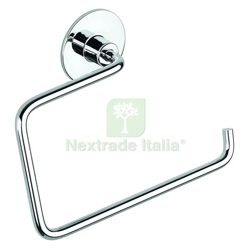 PORTA ASCIUGAMANI AD ANELLO SERIE 'WIND' cromo — Accessori bagno — rif. FERX.2085730NLM PORTA ASCIUGAMANI AD ANELLO SERIE 'WIND' cromo — Accessori bagno — rif. FERX.2085730NLM