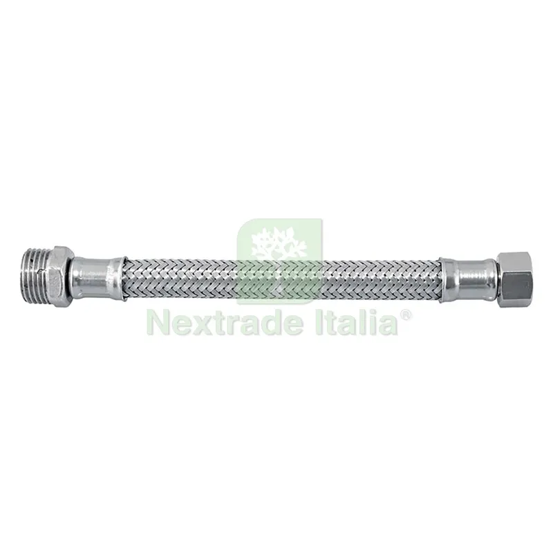 FLESSIBILE IN ACCIAIO INOX cm 35 M 3/8 x 1/2 F nx1 — Tubi e raccordi — rif. FERX.2048134NLM