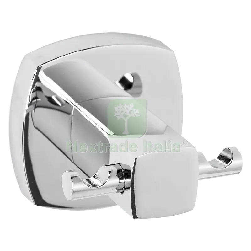 Appendiabito / Accappatoio Doppio Serie 'starter' leghe metalliche — Tessili e biancheria casa — rif. FERX.2085750NLM Appendiabito / Accappatoio Doppio Serie 'starter' leghe metalliche — Tessili e biancheria casa — rif. FERX.2085750NLM