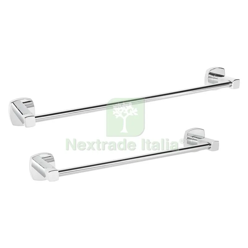 PORTA ASCIUGAMANI SERIE 'STARTER' inter. fori 30 cm - cm 36,8 x 5 x h. 4,8 — Accessori bagno — rif. FERX.2085732NLM