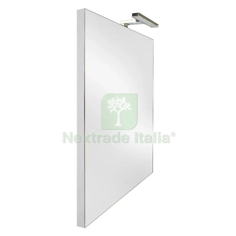 Specchiera da Bagno con LED 'luxera Essenza cm 50 x h. 70 vert. - led cm 18 - W 3,5 — Quadri e cornici — rif. FERX.2061352NLM Specchiera da Bagno con LED 'luxera Essenza cm 50 x h. 70 vert. - led cm 18 - W 3,5 — Quadri e cornici — rif. FERX.2061352NLM