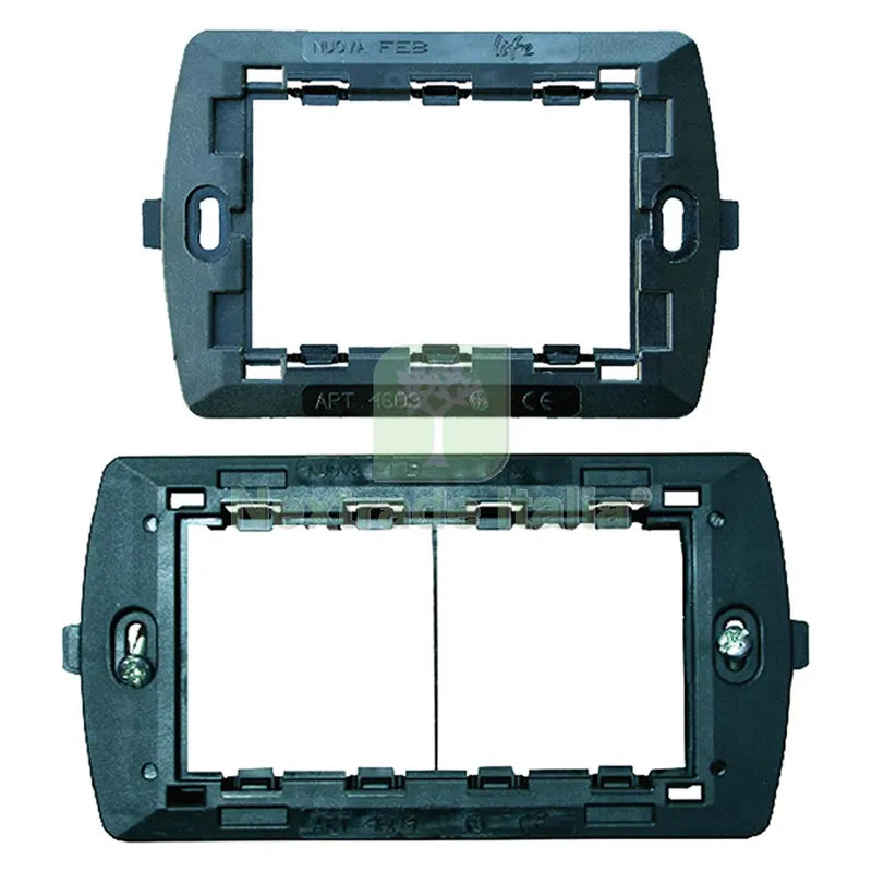 SUPPORTO PER SERIE FLEXI' 4 moduli 14604 — Interruttori e prese — rif. FERX.806959NLM SUPPORTO PER SERIE FLEXI' 4 moduli 14604 — Interruttori e prese — rif. FERX.806959NLM