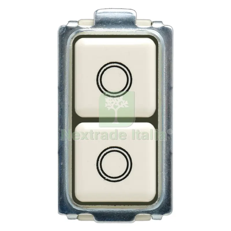 10PZ DOPPIO PULSANTE NON INTERBLOCCATO 2022 — Interruttori e prese — rif. FERX.8069220NLM 10PZ DOPPIO PULSANTE NON INTERBLOCCATO 2022 — Interruttori e prese — rif. FERX.8069220NLM