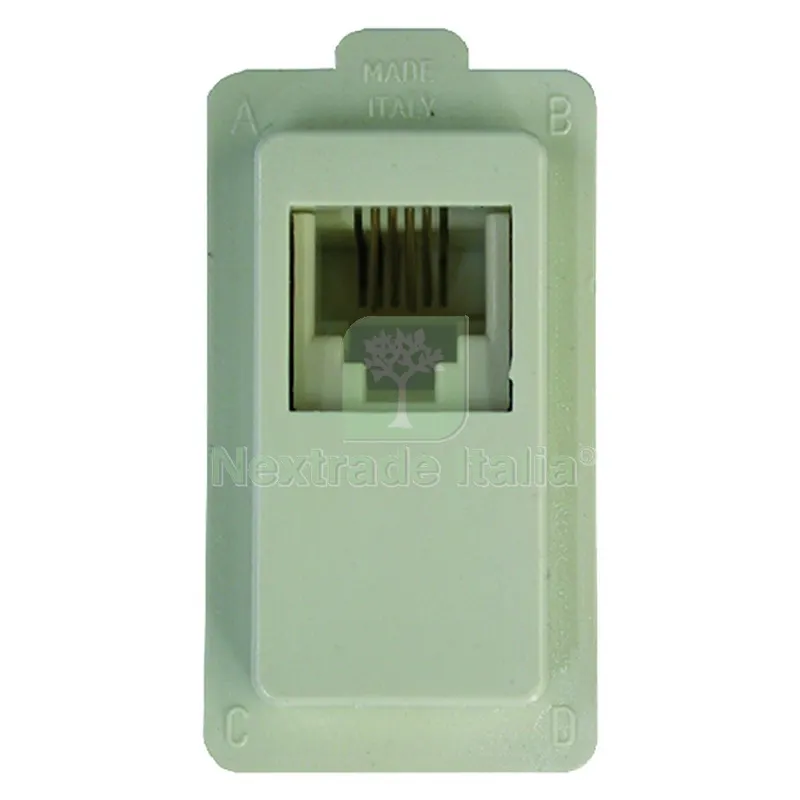 2PZ PRESA TELEFONICA PLUG 'RJ11' 2084 — Interruttori e prese — rif. FERX.806906NLM