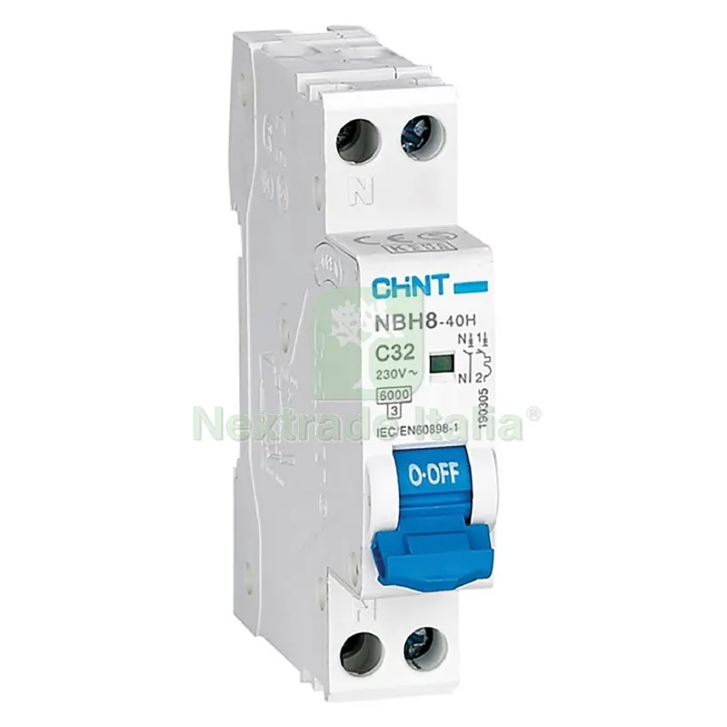 Interruttore Magnetotermico 1 Polo + Neutro - 25A — Interruttori e prese — rif. FERX.8070108NLM Interruttore Magnetotermico 1 Polo + Neutro - 25A — Interruttori e prese — rif. FERX.8070108NLM