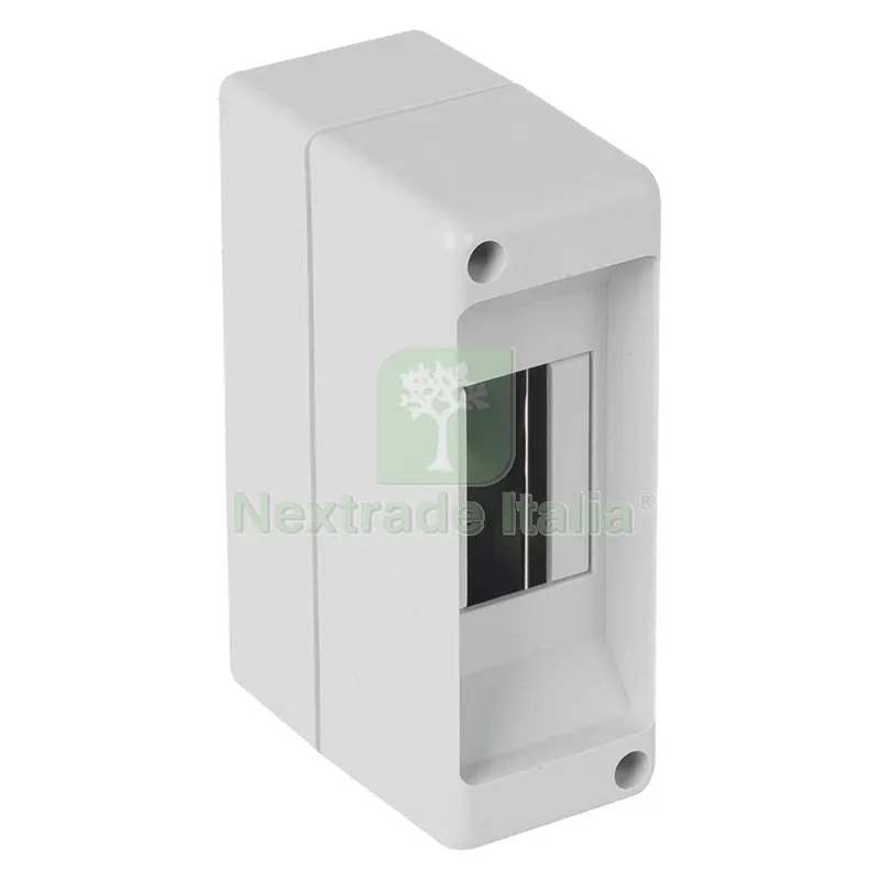 CENTRALINO DA PARETE 1/2 moduli - mm. 130 x 45 x 85 — Canaline e centralini — rif. FERX.8069700NLM