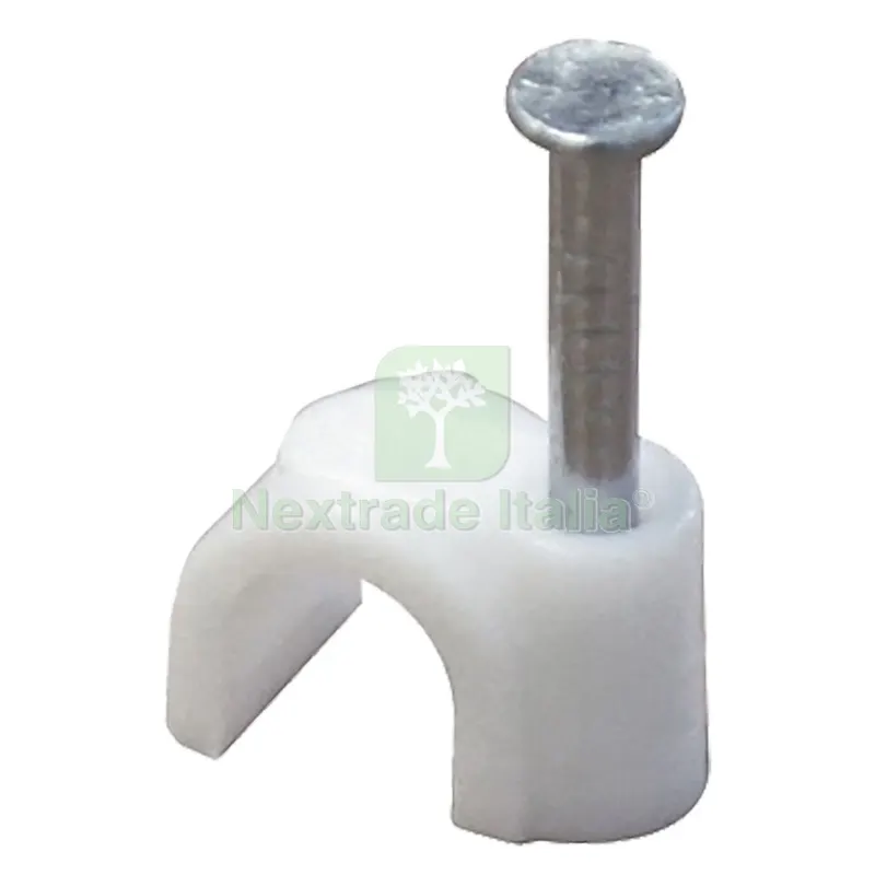 FISSACAVO IN NYLON ø mm 5-6 - cf. 80 pz - art.60710 — Cavi e fili — rif. FERX.4067815NLM FISSACAVO IN NYLON ø mm 5-6 - cf. 80 pz - art.60710 — Cavi e fili — rif. FERX.4067815NLM
