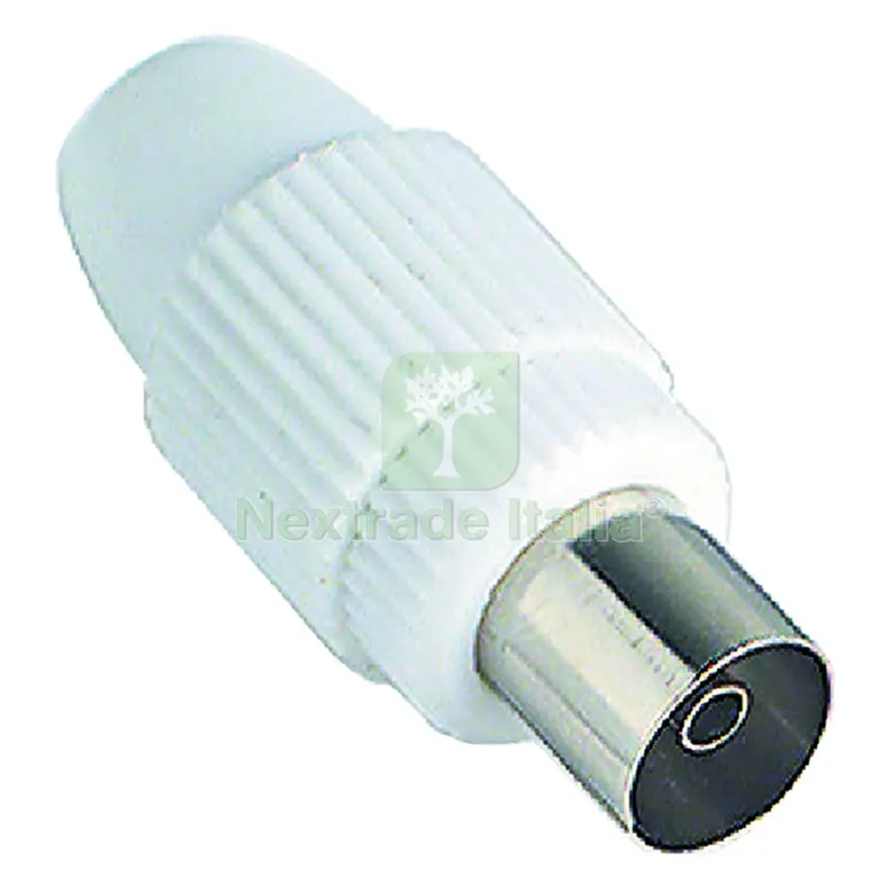 10PZ PRESA TV COASSIALE DIRITTA ø mm 9,5 — Interruttori e prese — rif. FERX.8072094NLM 10PZ PRESA TV COASSIALE DIRITTA ø mm 9,5 — Interruttori e prese — rif. FERX.8072094NLM