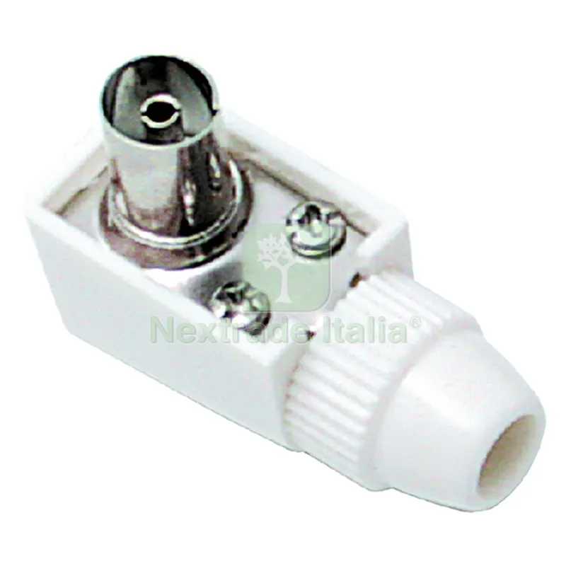 10PZ PRESA TV COASSIALE A SQUADRA ø mm 9,5 — Interruttori e prese — rif. FERX.8072098NLM 10PZ PRESA TV COASSIALE A SQUADRA ø mm 9,5 — Interruttori e prese — rif. FERX.8072098NLM