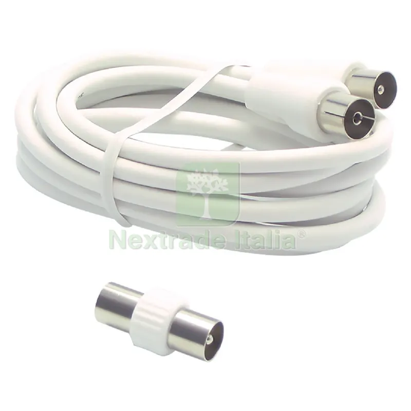 PROLUNGA PER COLLEGAMENTI TV mt. 3 - colore nero — Interruttori e prese — rif. FERX.8060103NLM PROLUNGA PER COLLEGAMENTI TV mt. 3 - colore nero — Interruttori e prese — rif. FERX.8060103NLM