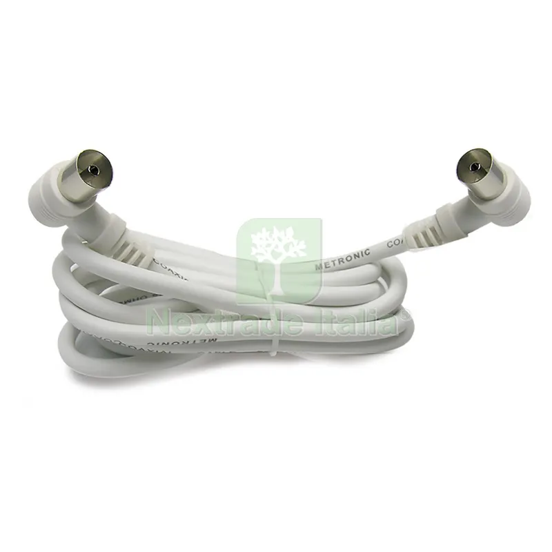 PROLUNGA A GOMITO PER COLLEGAMENTI TV mt. 2 — Interruttori e prese — rif. FERX.8060108NLM PROLUNGA A GOMITO PER COLLEGAMENTI TV mt. 2 — Interruttori e prese — rif. FERX.8060108NLM
