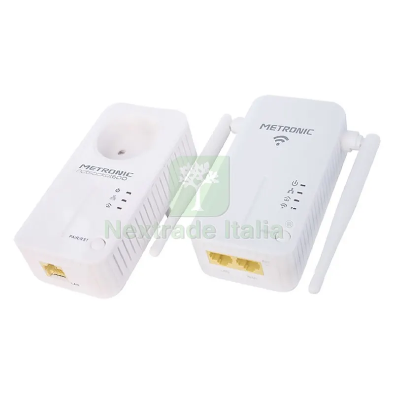 Adattatore PLC con Ripetitore WI-FI con 2 cavi RJ45 — Interruttori e prese — rif. FERX.8072540NLM Adattatore PLC con Ripetitore WI-FI con 2 cavi RJ45 — Interruttori e prese — rif. FERX.8072540NLM