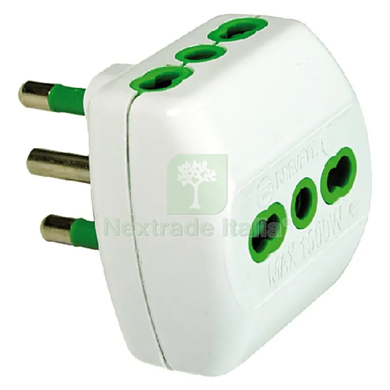 5PZ ADATTATORE TRIPLO 82180 — Interruttori e prese — rif. FERX.8072192NLM