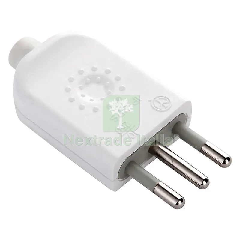 25PZ SPINA VOLANTE 2 POLI + TERRA 10A - art.71900 — Interruttori e prese — rif. FERX.807265NLM 25PZ SPINA VOLANTE 2 POLI + TERRA 10A - art.71900 — Interruttori e prese — rif. FERX.807265NLM
