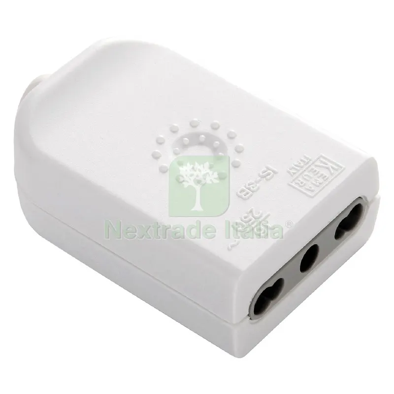 25PZ PRESA VOLANTE 2 POLI + TERRA 16A bipasso - art.71906 — Interruttori e prese — rif. FERX.807278NLM