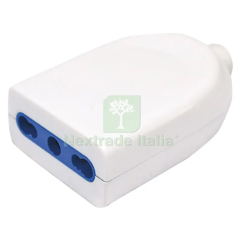 PRESA VOLANTE 2P + T 16A bipasso (scatola appendibile) — Interruttori e prese — rif. FERX.8072831NLM PRESA VOLANTE 2P + T 16A bipasso (scatola appendibile) — Interruttori e prese — rif. FERX.8072831NLM