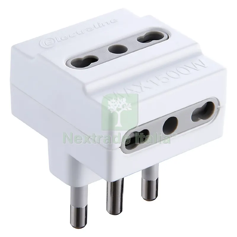 10PZ ADATTATORE TRIPLO codice 8072229 — Interruttori e prese — rif. FERX.8072229NLM 10PZ ADATTATORE TRIPLO codice 8072229 — Interruttori e prese — rif. FERX.8072229NLM